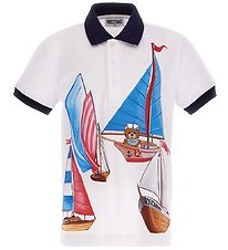 Moschino Polo - Blanc av. Voiliers