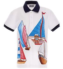 Moschino Polo - White w. Sailboats