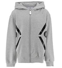 Philipp Plein Cardigan - Grey Melange w. Black