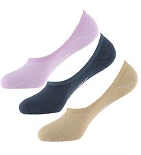 Dickies Socks - 3-Pack - Invisible - Purple/Blue/Sand