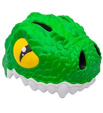 Casque de Vélo av. Lumière Crazy Safety - Crocodile - Vert