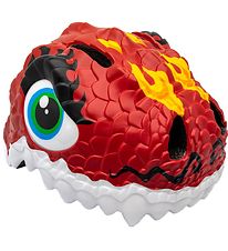 Crazy Safety Casque de Vlo av. Lumire - Dragon - Rouge