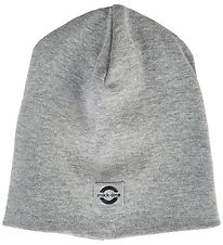 Mikk-Line Beanie - 2-layer - Light Grey Melange