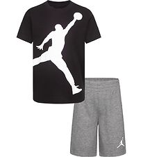 Jordan T-shirt/Sweat Shorts - Carbon Heather