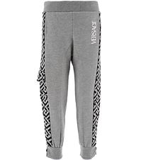 Versace Jogginghosen - Grau Meliert/Schwarz