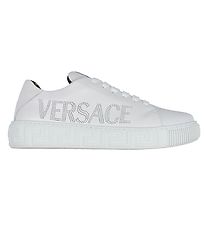 Versace Chaussures - Veau La Greca - Blanc