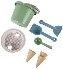 Dantoy Bucket Set - 8 Parts - Thorbjørn - Green