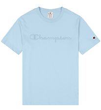 Champion Fashion T-Shirt - Rundhalsausschnitt - Hellblau