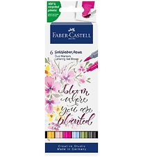 Faber-Castell Tuschpennor - 6 st. - Lettering