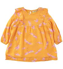 Soft Gallery Dress - SgEleanor - Cranes - Amber Yellow