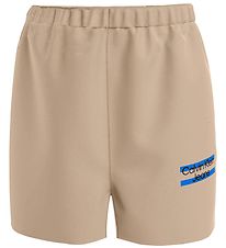 Calvin Klein Sweat Shorts - Mini Block Logo Jogger - Merino
