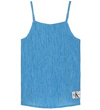 Calvin Klein Hlýrabolur - Hrukkur Strap - Blue Crush