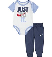 Nike Body set - Sweatpants/Bodysuit s/s - Diffused Blue