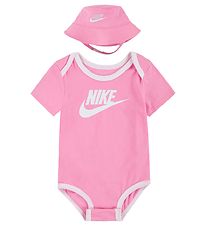 Nike Body set - Bucket Hat/Bodysuit s/s - Pink