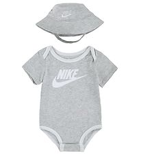 Nike Kroppsuppsttning - Bucket Hat/Body k/ - Grey Heather