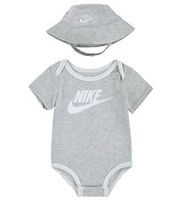 Nike Krperset - Sommerhut/Body k/ - Grey Heather