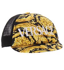 Versace Keps - Derek Bull - Svart/Guld