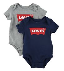 Levis Kids Bodysuit s/s - 2-Pack - Grey Heather