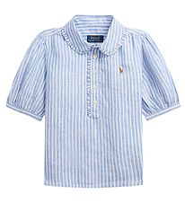Polo Ralph Lauren Overhemd - Kinsley - Horloge Hill - Blauw/witt