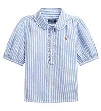 Polo Ralph Lauren Skyrta - Kinsley - Úr Hill - Blue/White Stripe