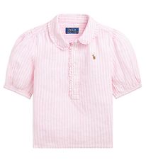 Polo Ralph Lauren Skyrta - Kinsley - Úr Hill - Bleikt/Hvít rönd