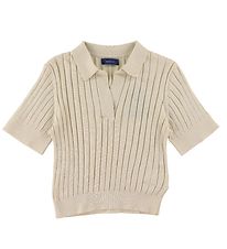 GANT Polo - Tricot - Rib - Recadr - Mastic