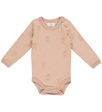 Gro Bodysuit l/s - Sun - Powder Rose