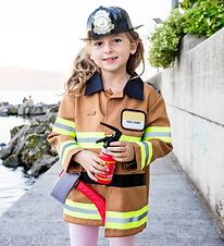 Great Pretenders Costume - Fireman - Brown