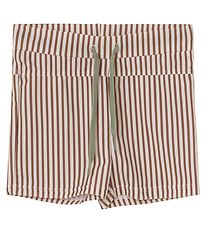 Mini A Ture Swim Trunks - Gerryan - Acorn Brown Stripes