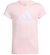 adidas Performance T-Shirt - G BL T - Rose/Blanc