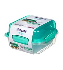 Sistema Lunchbox - Lunch Stack Square - 1.24 L - Turquoise