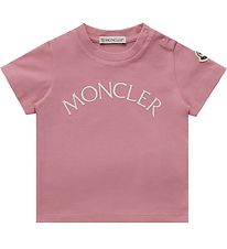Moncler T-shirt - Pink w.White