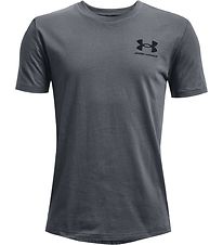 Under Armour T-shirt - Sport Style Left Chest - Pitch Gray
