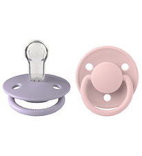 BIBS De Lux Snuðin - 2 Pakki - Umferð - Blossom/Dusky Lilac