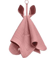 Bibs Comfort Blanket - 40x40 cm - Kangaroo - Dusty Pink/Baby Pin