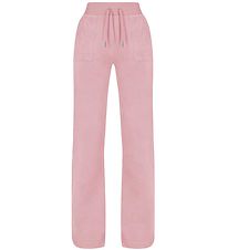 Juicy Couture Velourbyxor - Rosa Nektar