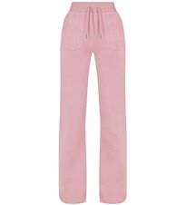 Juicy Couture Velvet Trousers - Pink Nectar