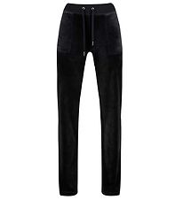 Juicy Couture Velourbyxor - Jet Black