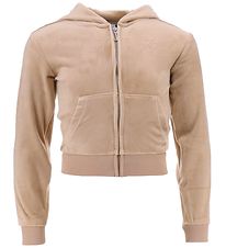 Juicy Couture Neuletakki - veluuri - lmmin Taupe