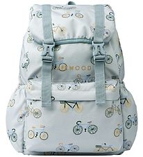 Liewood School Backpack - Helena - Bicycle/Cloud Blue