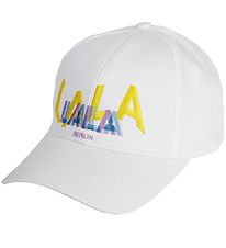Lala Berlin Cap - Karlkyns - Egret M. Útsaumur