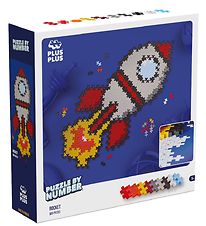 Plus-Plus Puzzle Stadt Zahl - 500 st. - Rakete