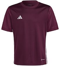 adidas Performance T-shirt - TABLE 23 - Bordeaux/White