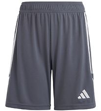 adidas Performance Stuttbuxur - TIRO 23 - Grátt/Hvítt