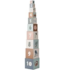 Liewood Stacking Blocks - 10 pcs - Aaren - Sea Creature/Sandy