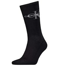 Calvin Klein Chaussettes - Rib - Noir av. Logo