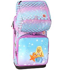 LEGO School Backpack w. Gym Bag - Mermaid w. Glitter