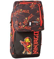 LEGO Ninjago School Backpack w. Gym Bag - Optimo - Black/Red