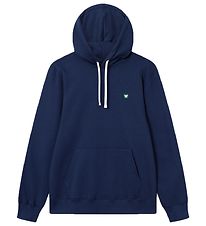 Wood Wood Kapuzenpullover - Ian - Navy