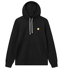 Wood Wood Kapuzenpullover - Ian - Black